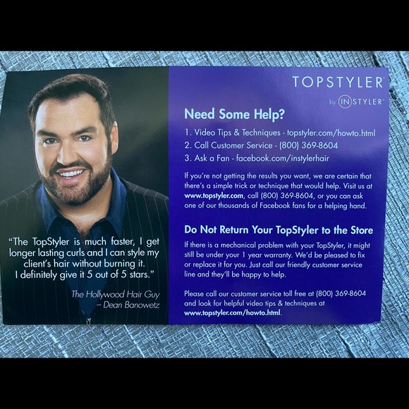 TOPSTYLER by IN STYLER - Opened 1tx. No box - Picture 6 of 9